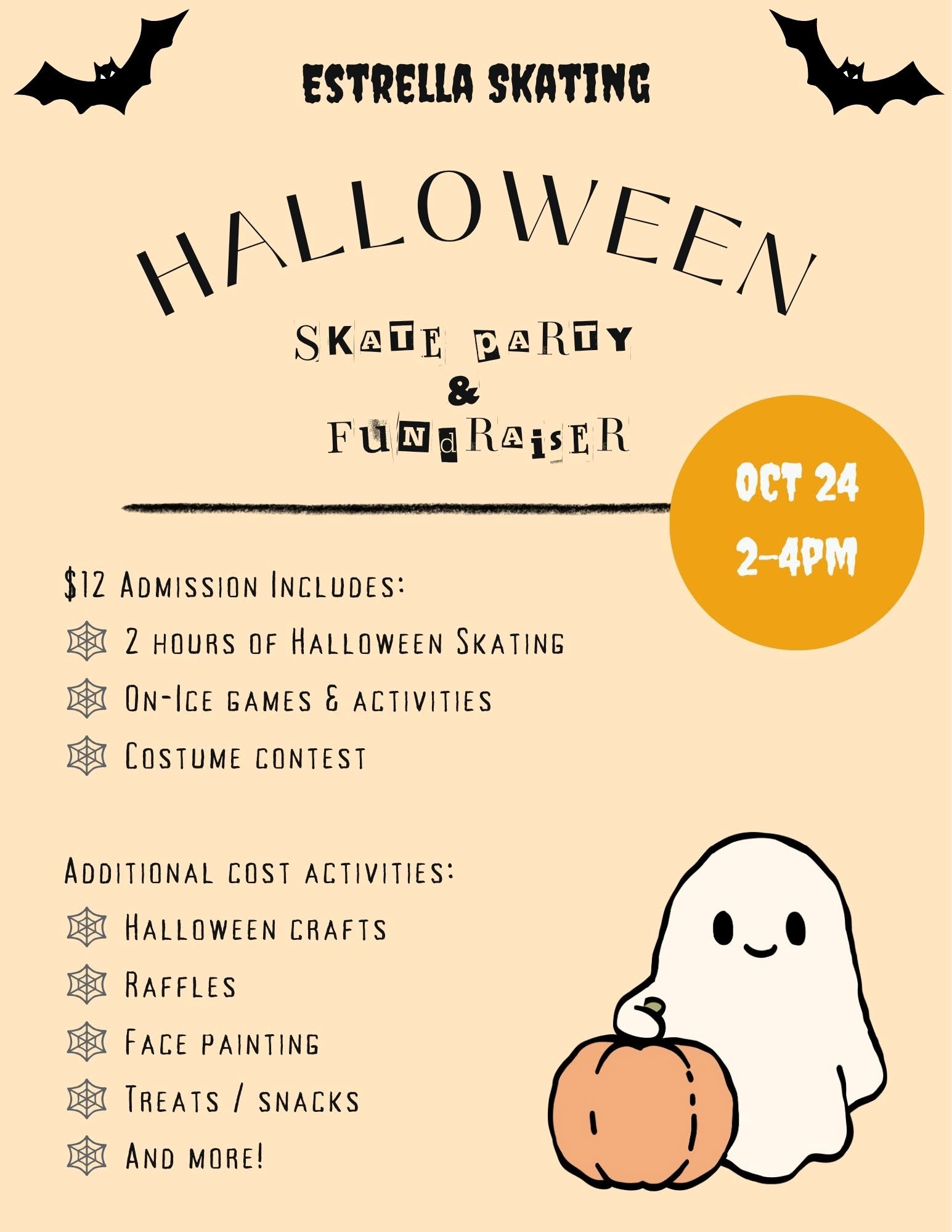 Halloween Skating & Fundraiser Party