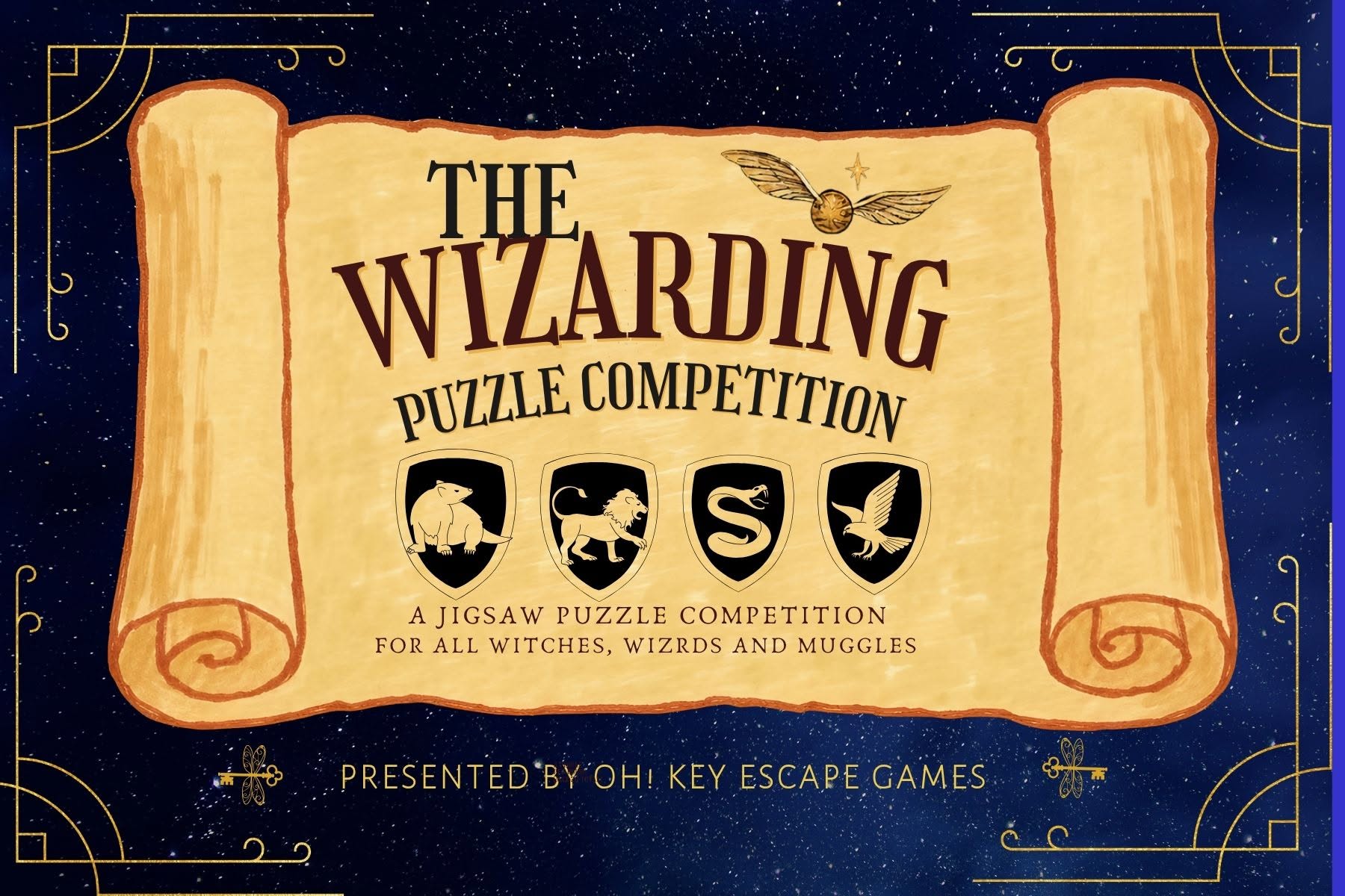 A Wizarding House Puzzle Competition