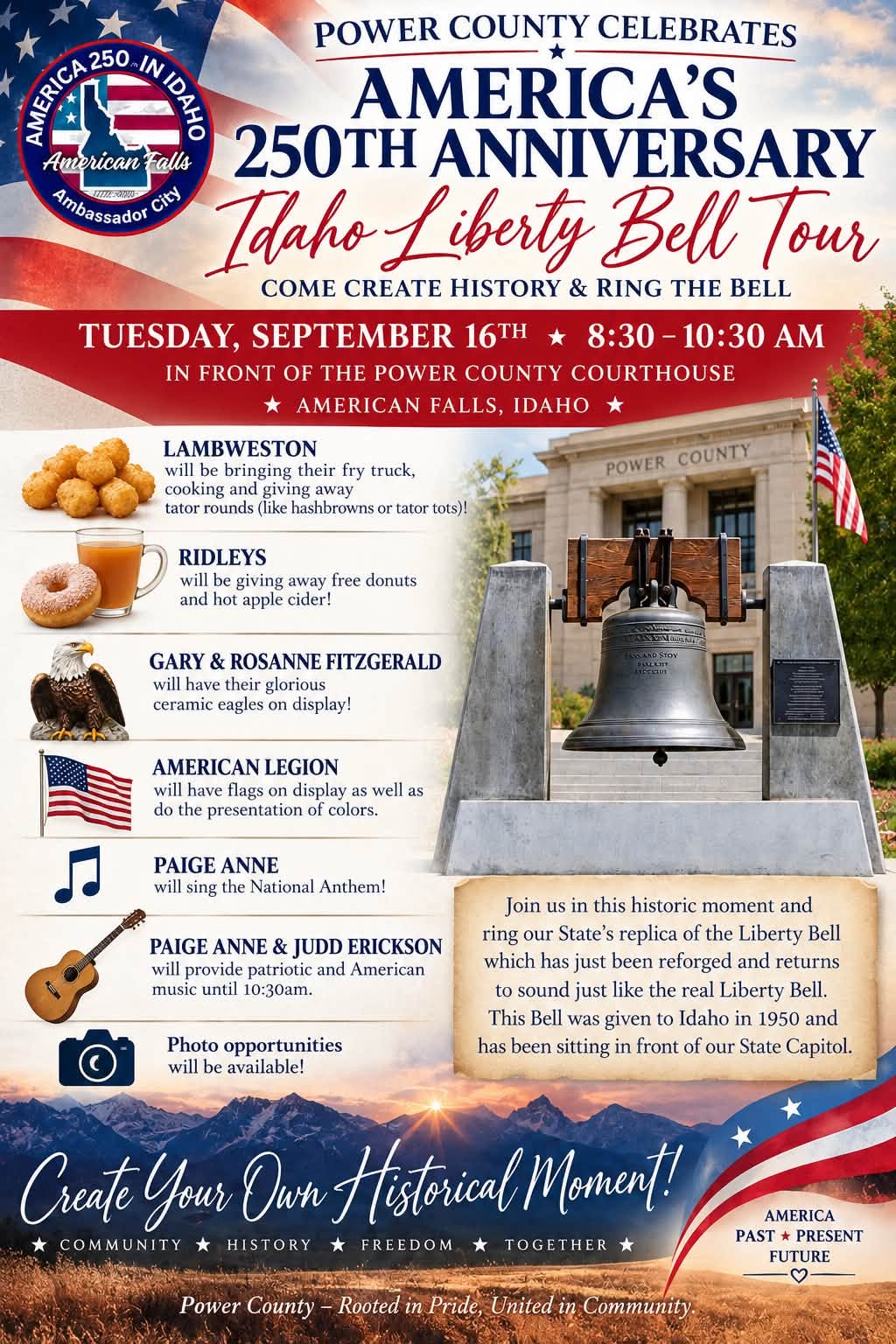 Idaho Liberty Bell Tour