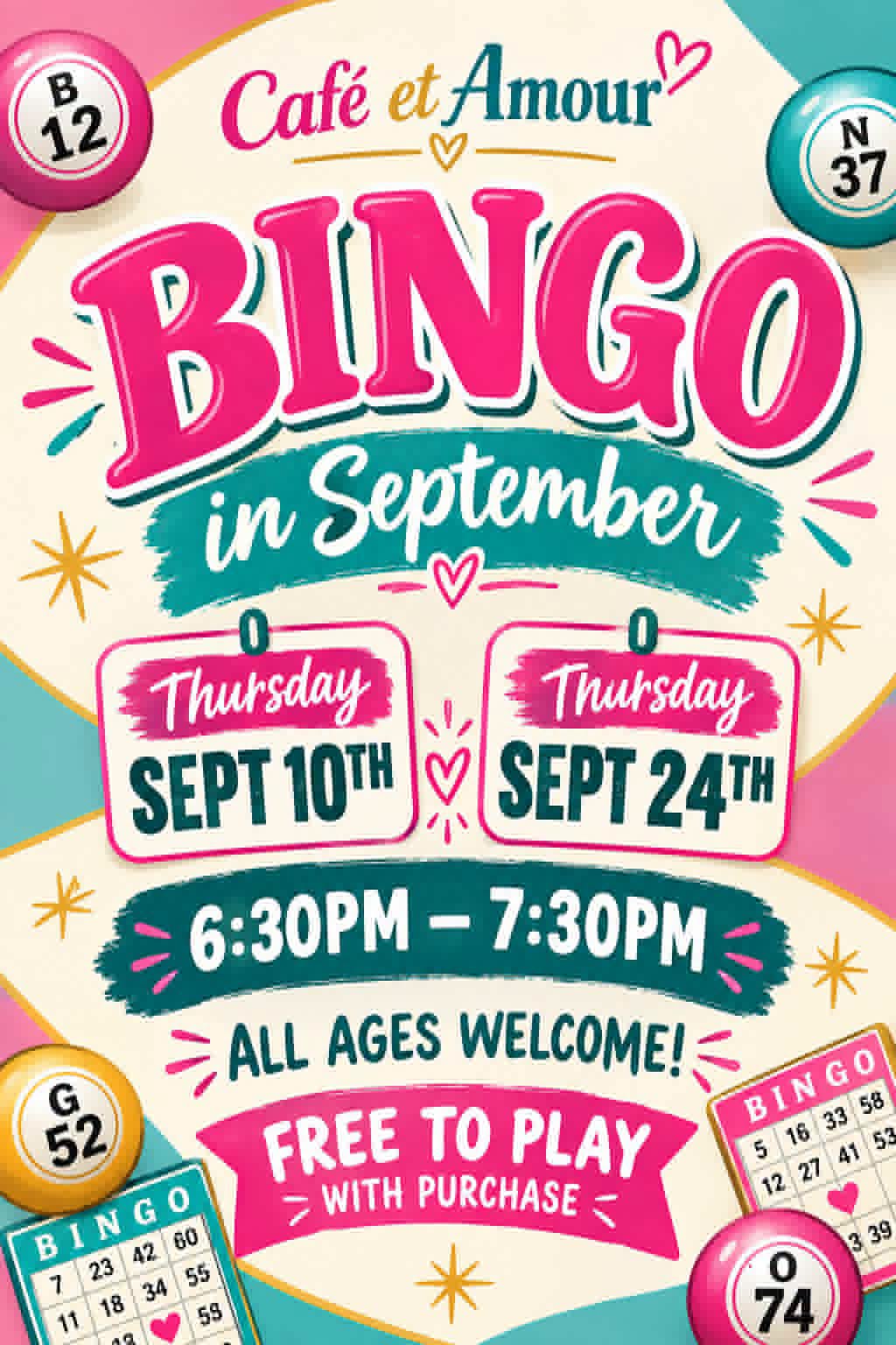 Bingo Night at The Cafe!