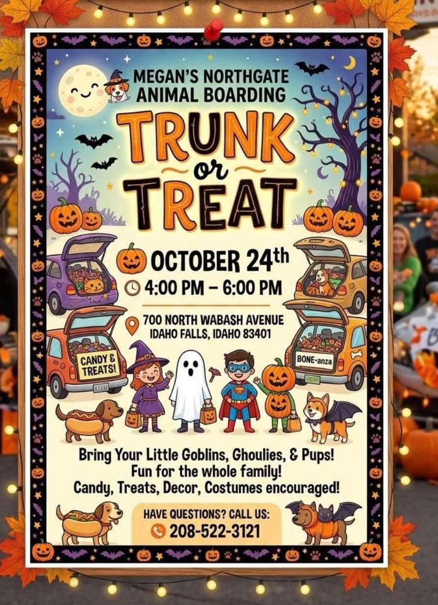 Trunk or Treat | Megan's Northgate Animal Boarding