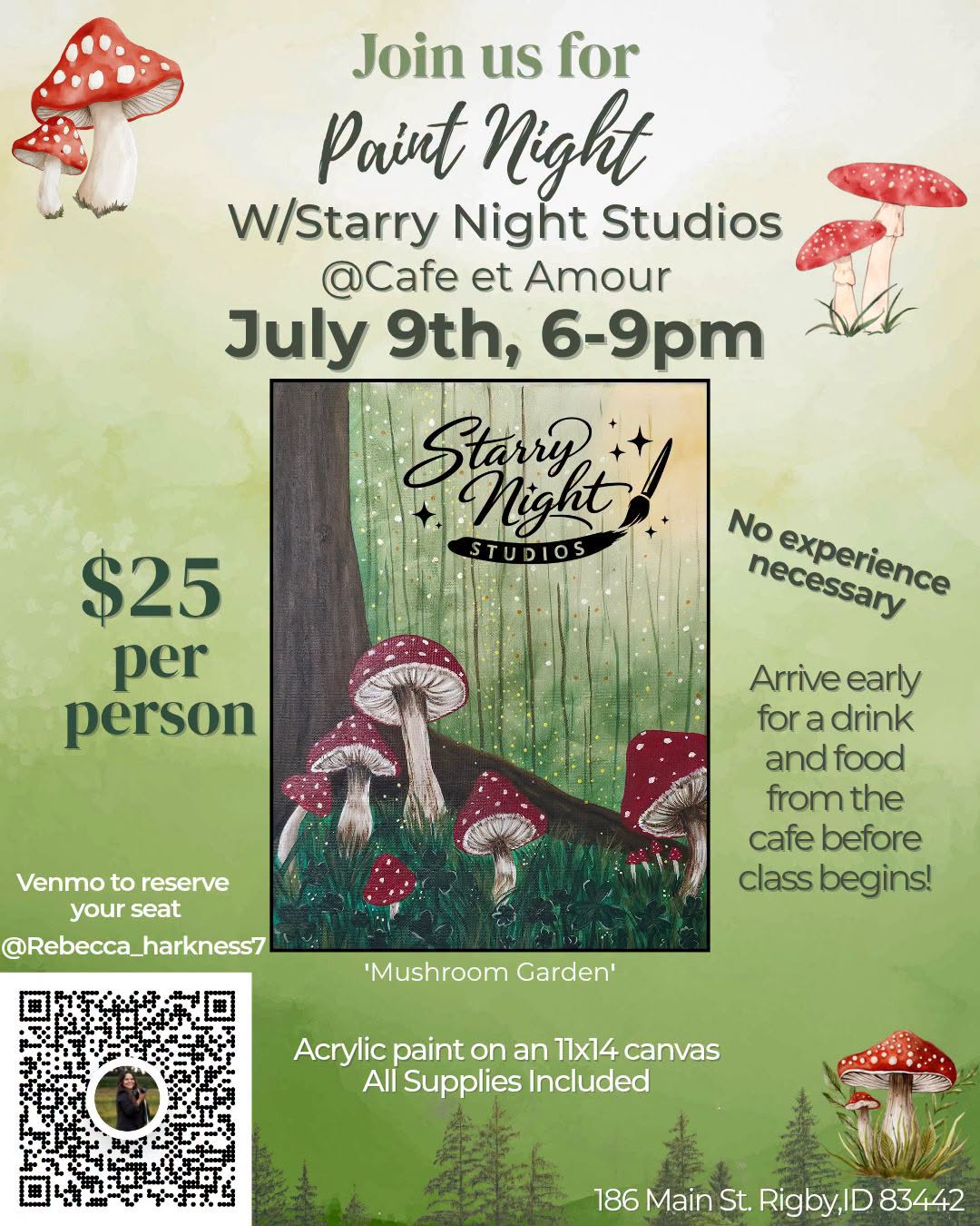 Paint Night with Starry Night Studios
