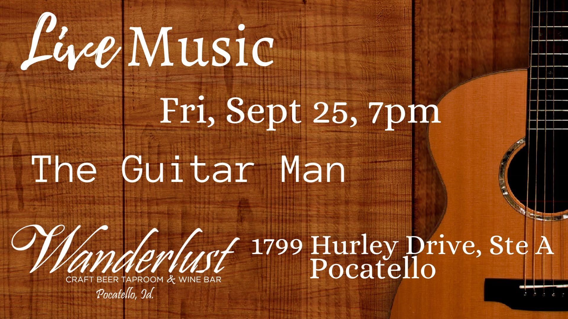 Live Music | The Guitar Man