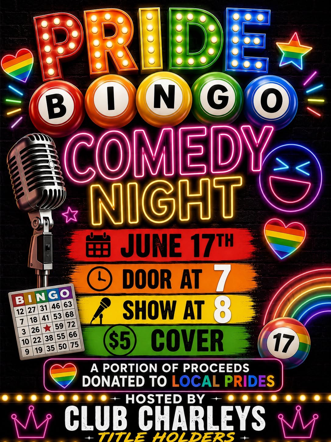 Pride Bingo & Comedy Night