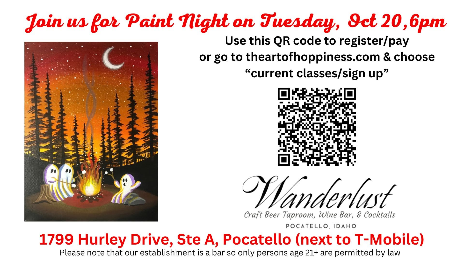 Paint & Sip at Wanderlust