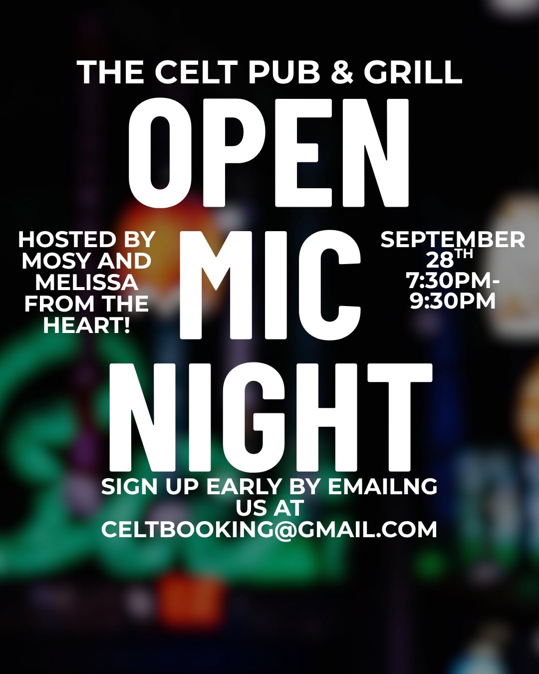 Open Mic Night | The Celt