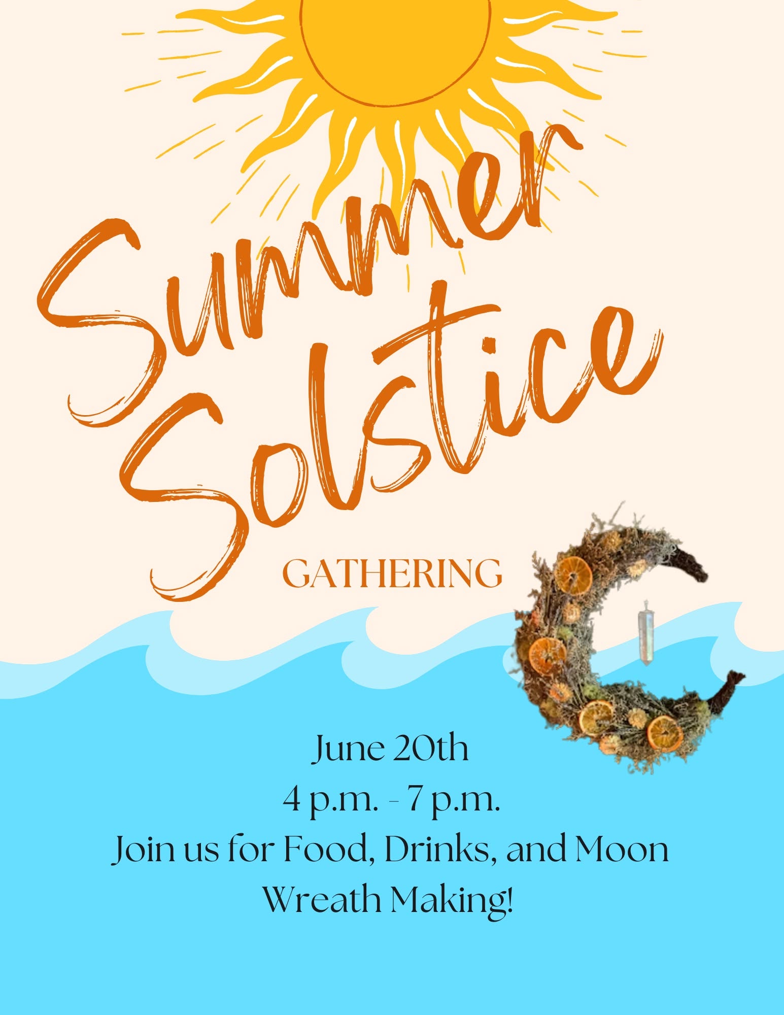 Moon Wreath Making | Summer Solstice Gathering