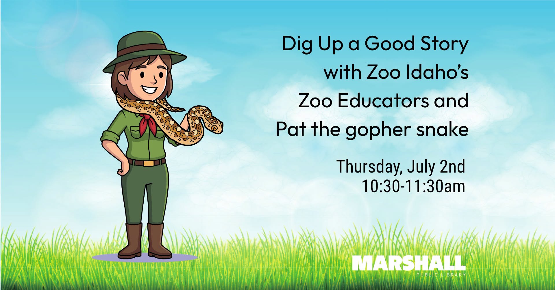 Dig Up a Good Story with Pat the Gopher Snake