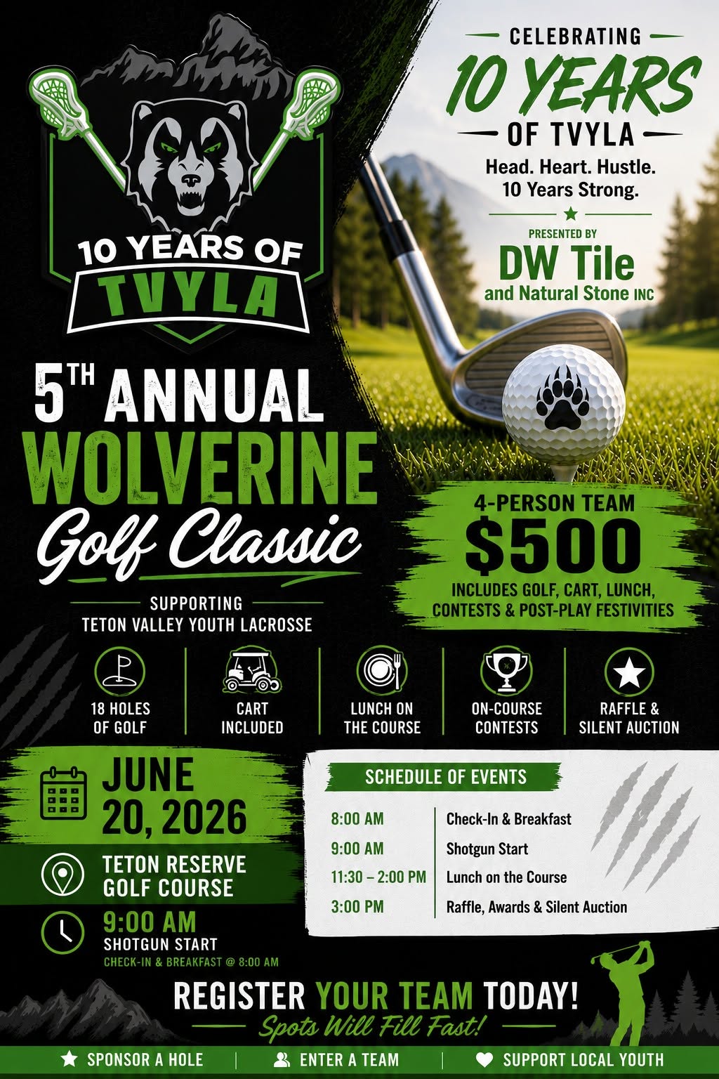 5th Annual Wolverine Golf Classic