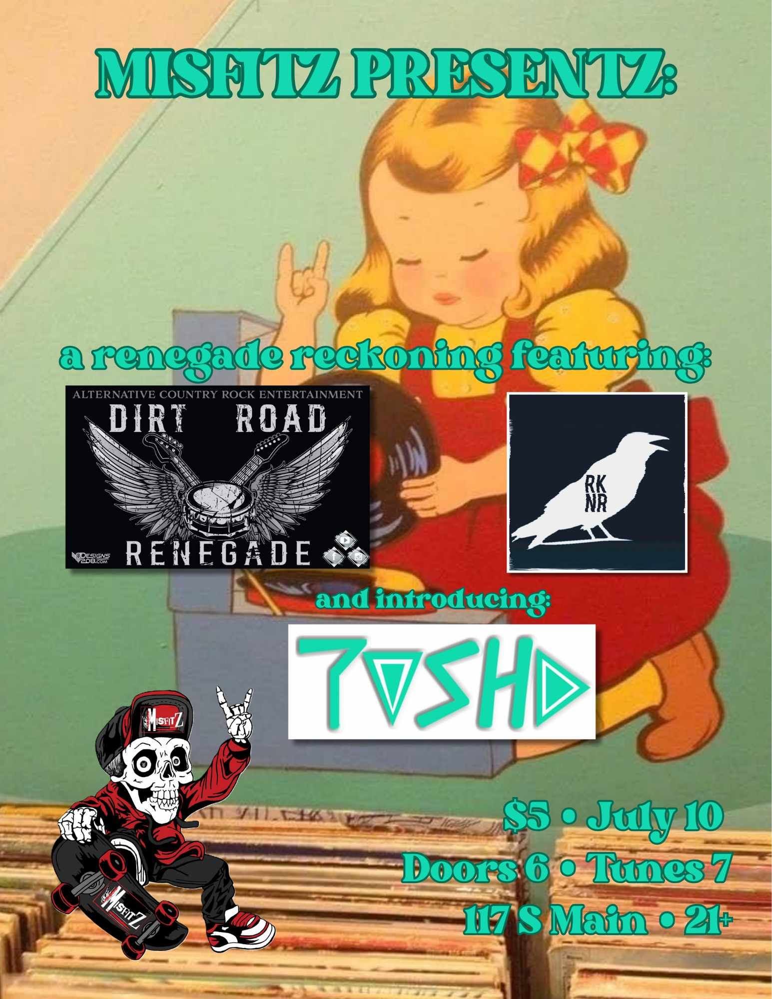 Live Music | Dirt Road Renegade | RKNR | Tosha