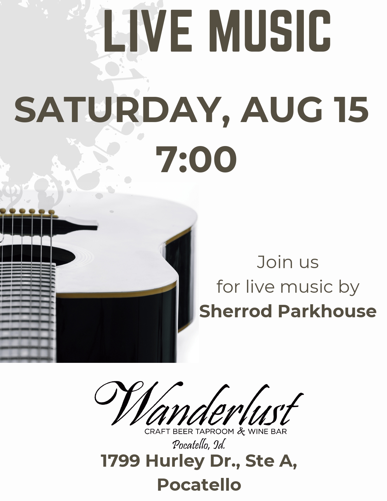 Live Music | Sherrod Parkhouse