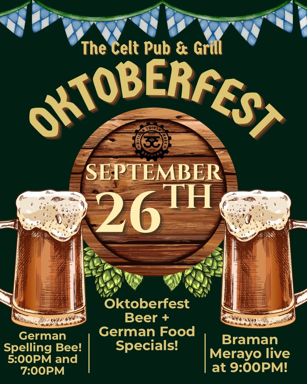 Oktoberfest at The Celt Pub & Grill