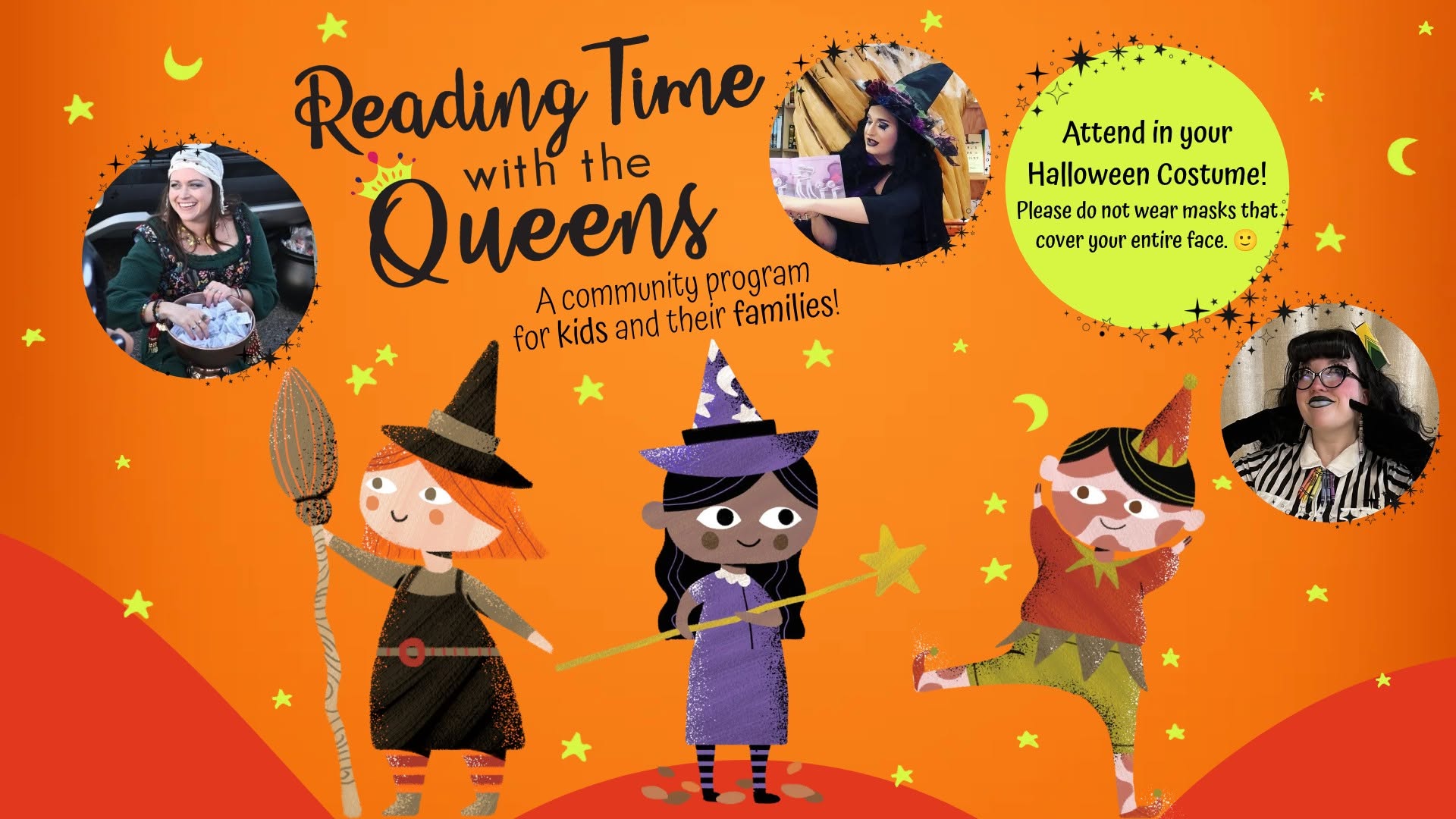 Reading Time with the Queens | Bewitching Buddies
