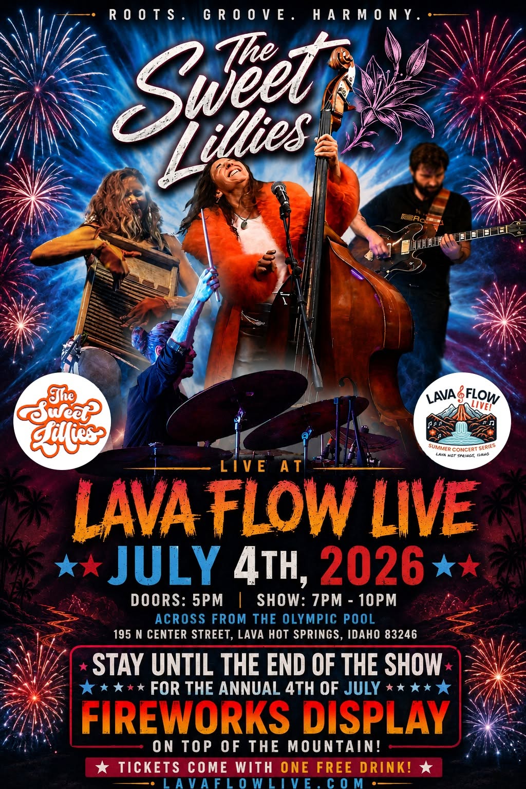 Lava Flow Live | The Sweet Lillies Concert