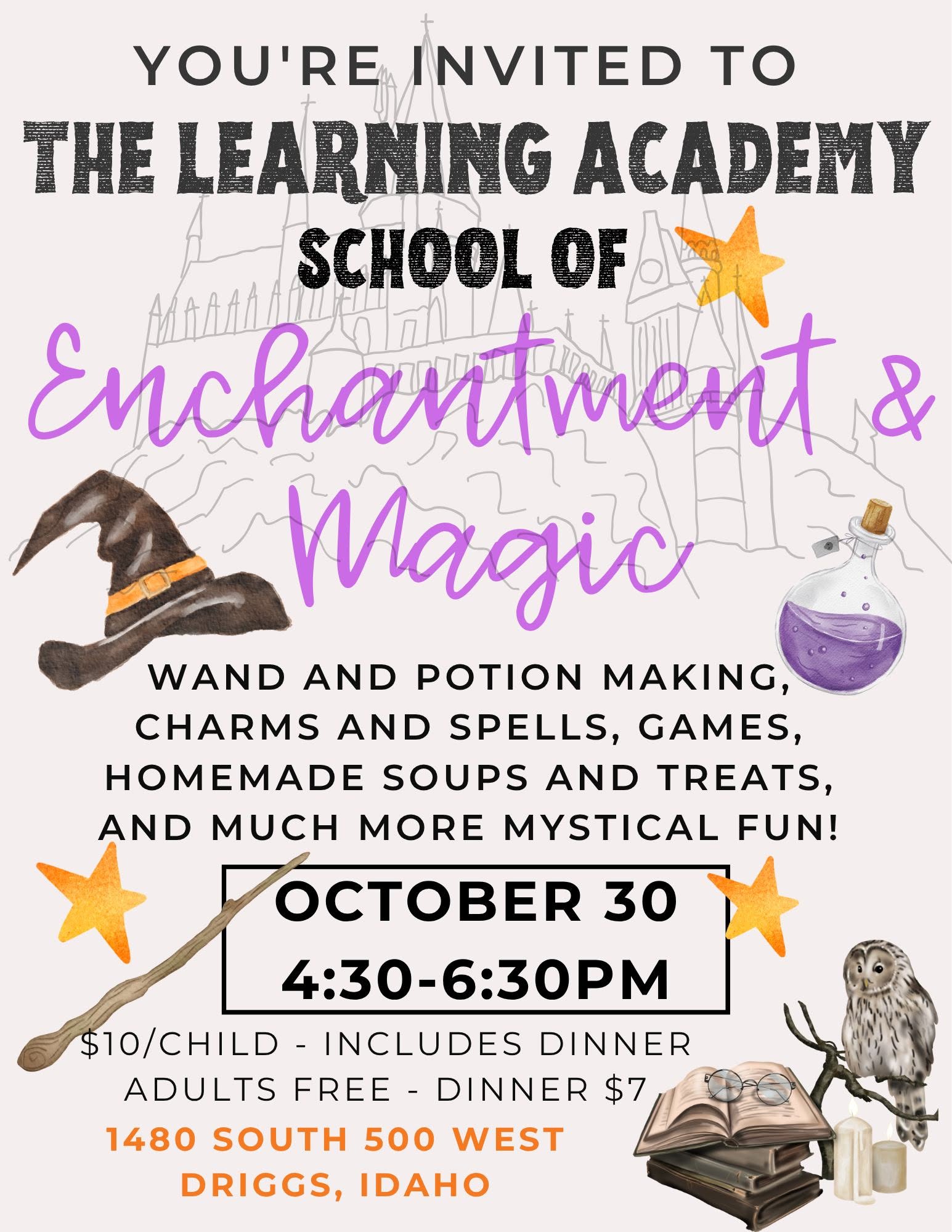 The Learning Academy School of Enchantment & Magic Halloween Carnival