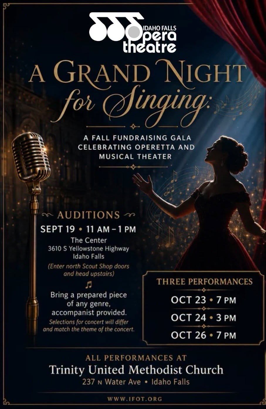 A Grand Night for Singing | A Fall Fundraising Gala Celebrating Operetta & Musical Theater
