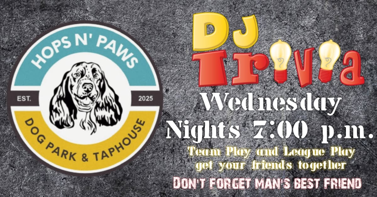 DJ Trivia | Hop's & Paws