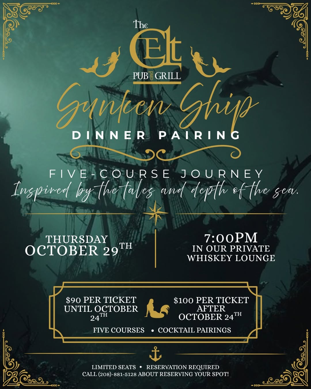 Sunken Ship Annual Halloween Dinner