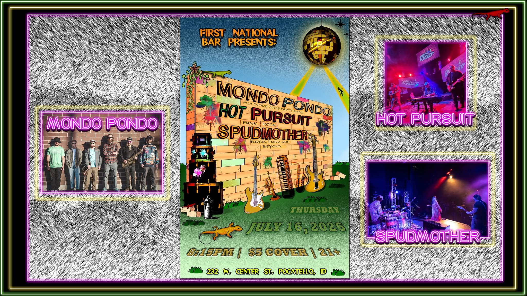 Live Music Mondo Pondo | Hot Pursuit | SpudMother