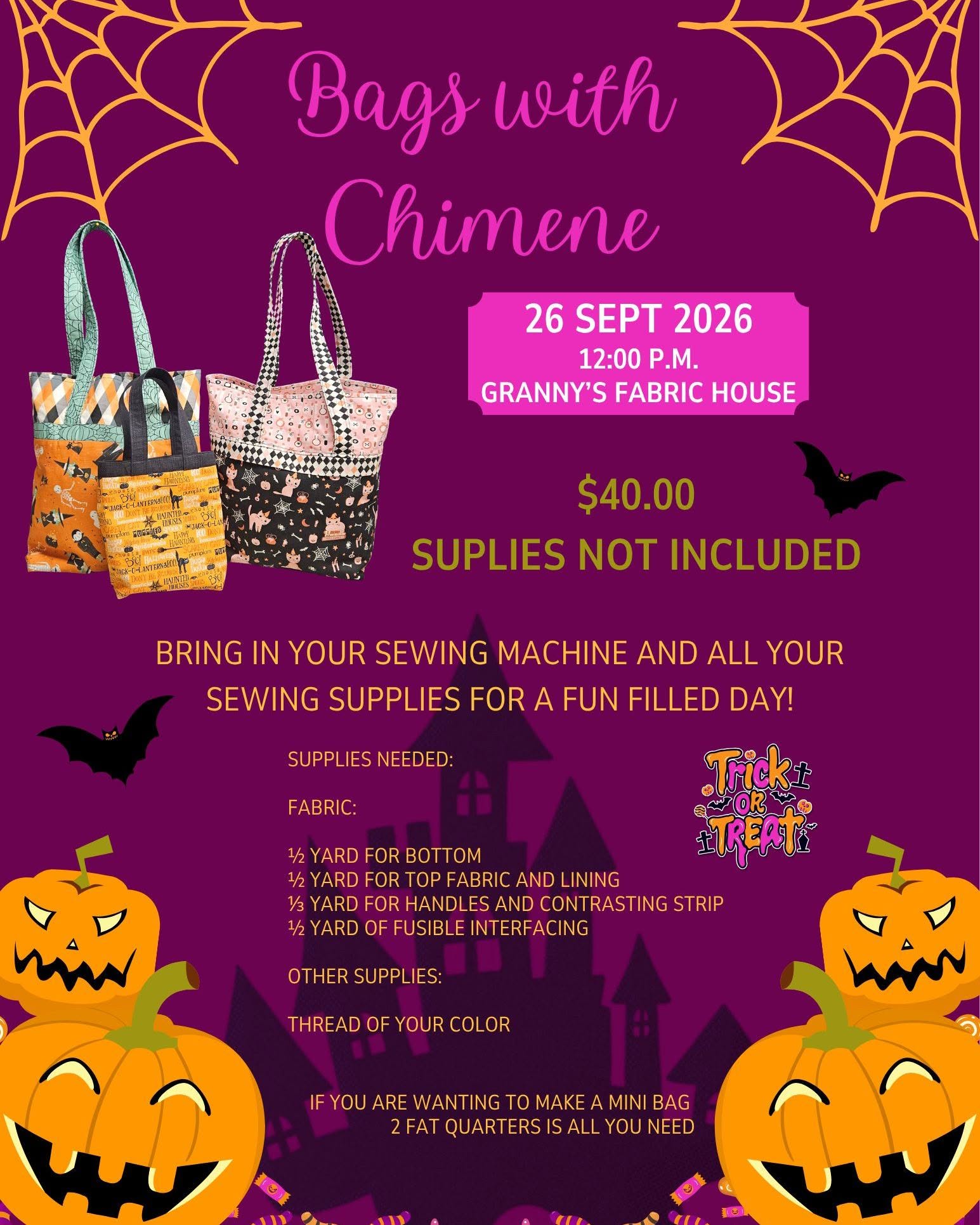 Bags with Chimene