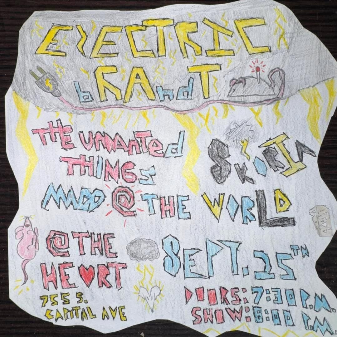 Live Music | Electric Rat, Skoria, The Unwanted Things, & Madd At The World