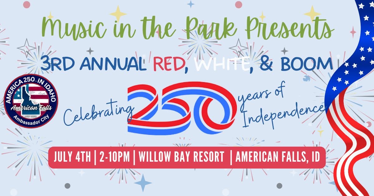 Music In the Park's 3rd Annual RED, WHITE, & BOOM