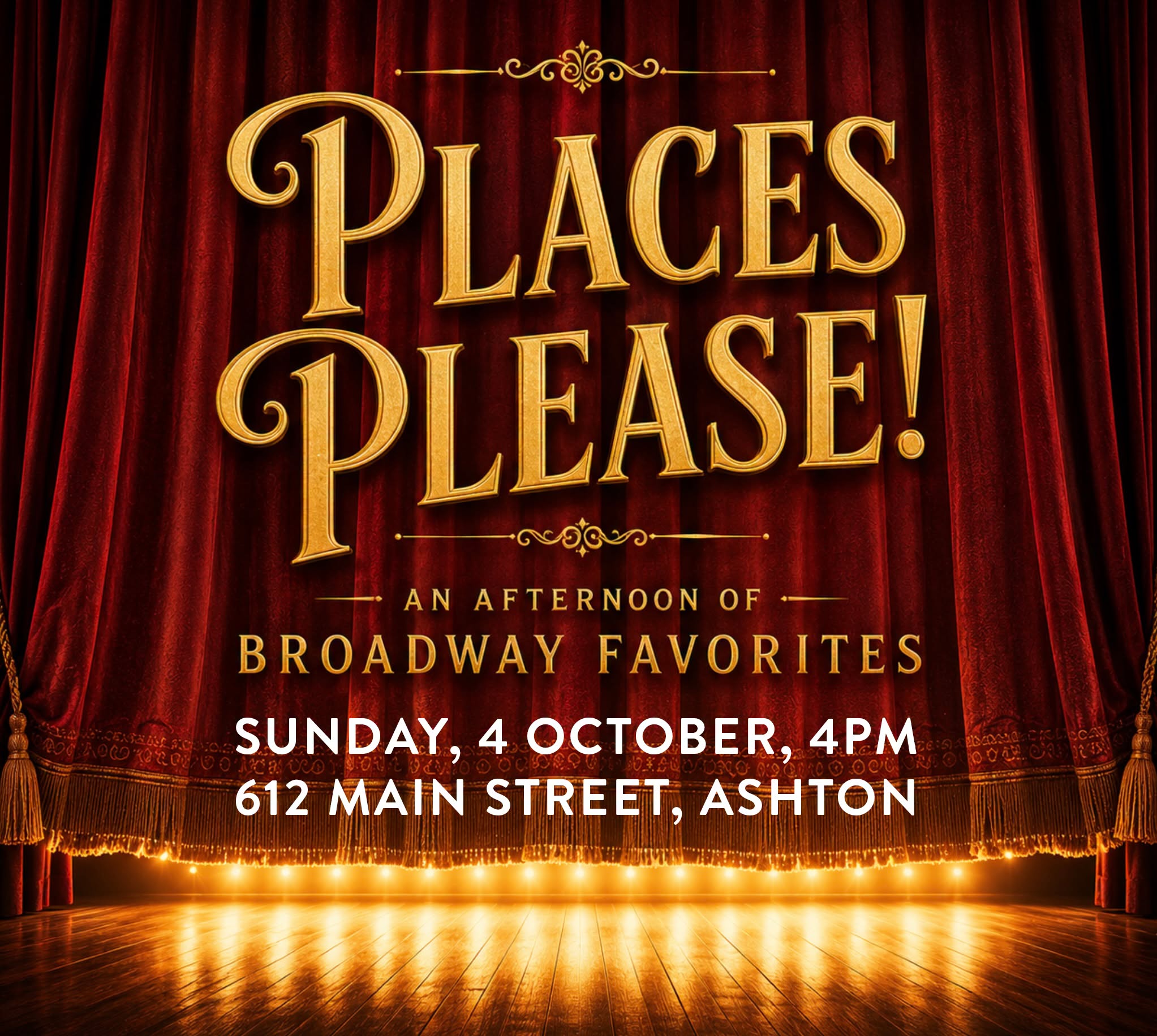 Places, Please! An Afternoon of Broadway Favorites