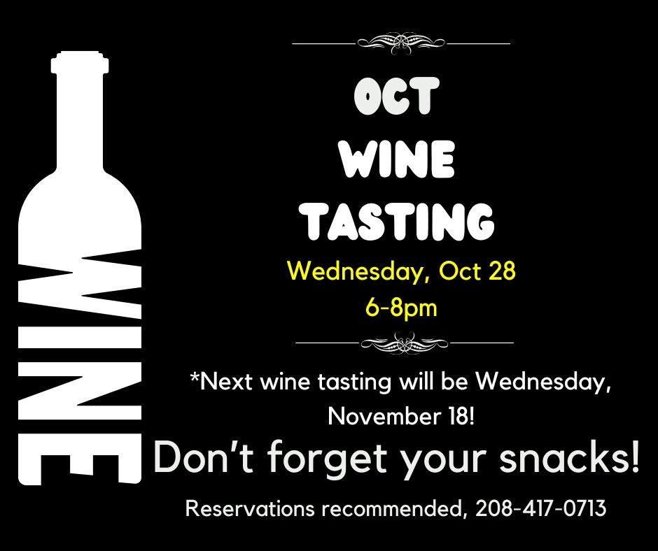 October Wine Tasting