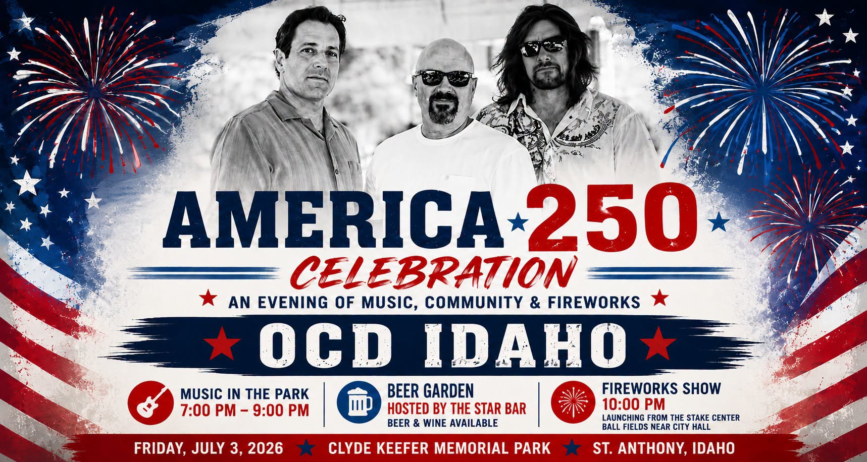 America 250 Celebration | Live Music by OCD Idaho