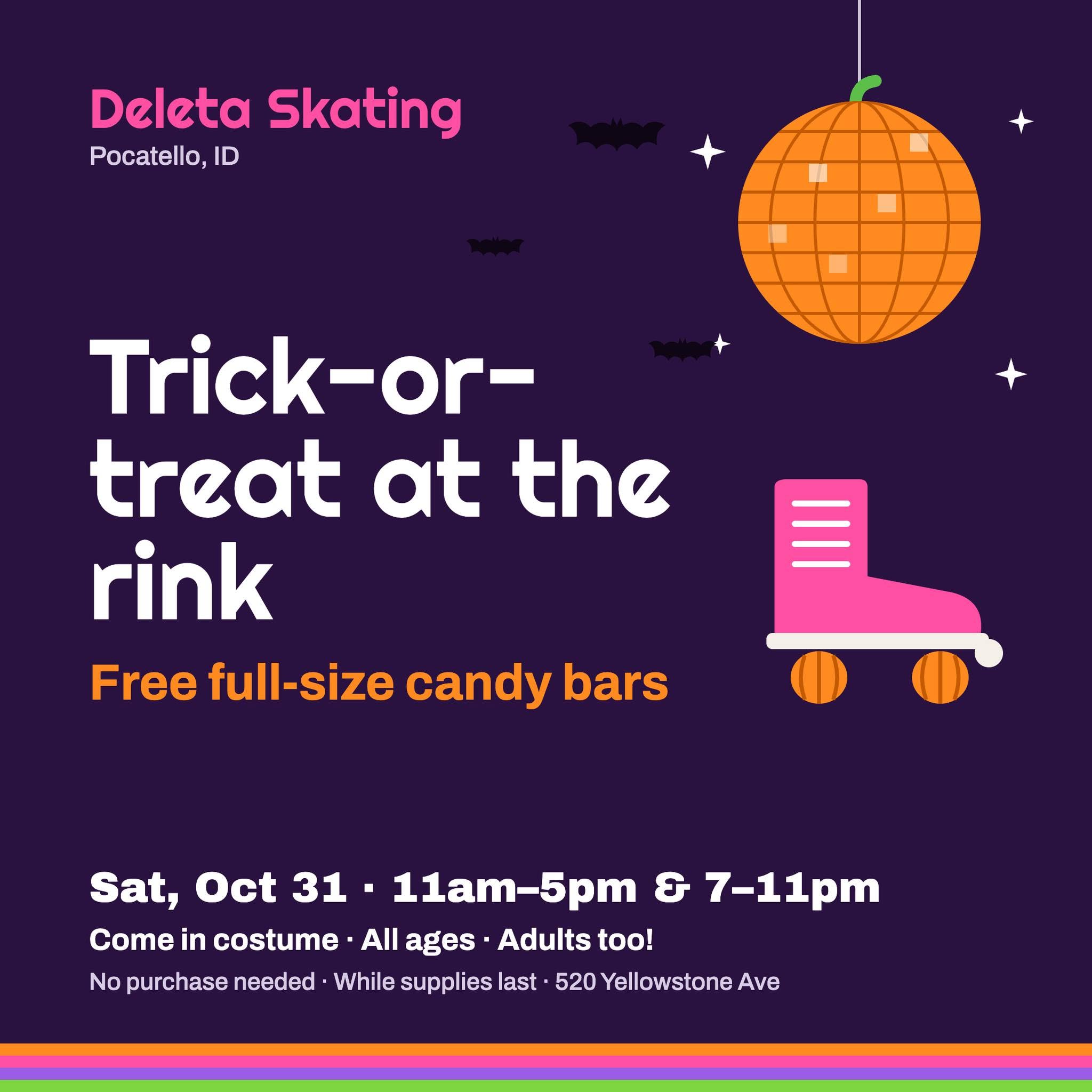 Trick-or-Treat at the Rink