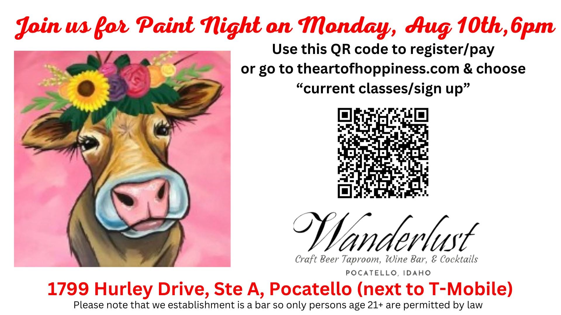 Paint Night at Wanderlust