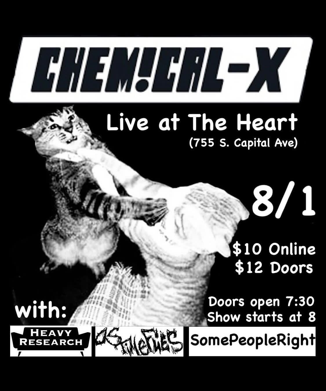 Live Music | Chemical X | Heavy Research | As Time Flies | SomePeopleRight