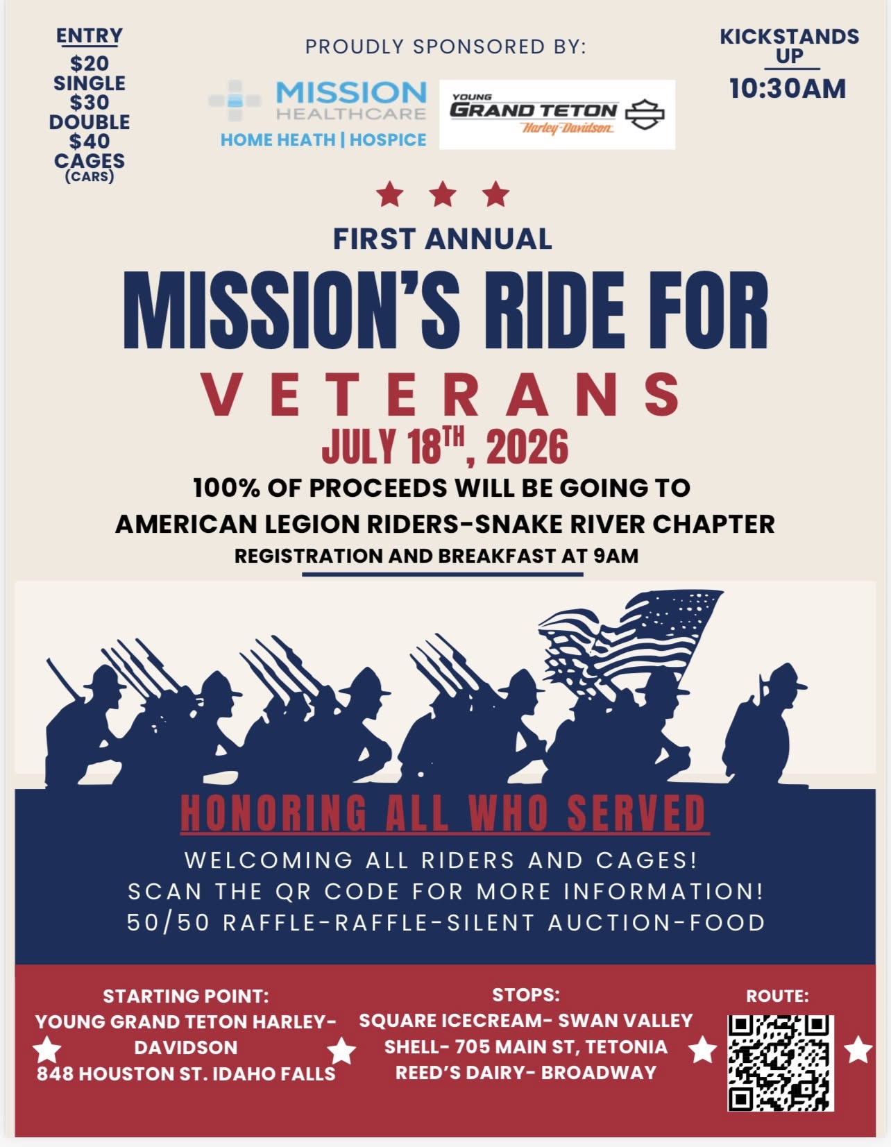 Mission's Ride For Veterans