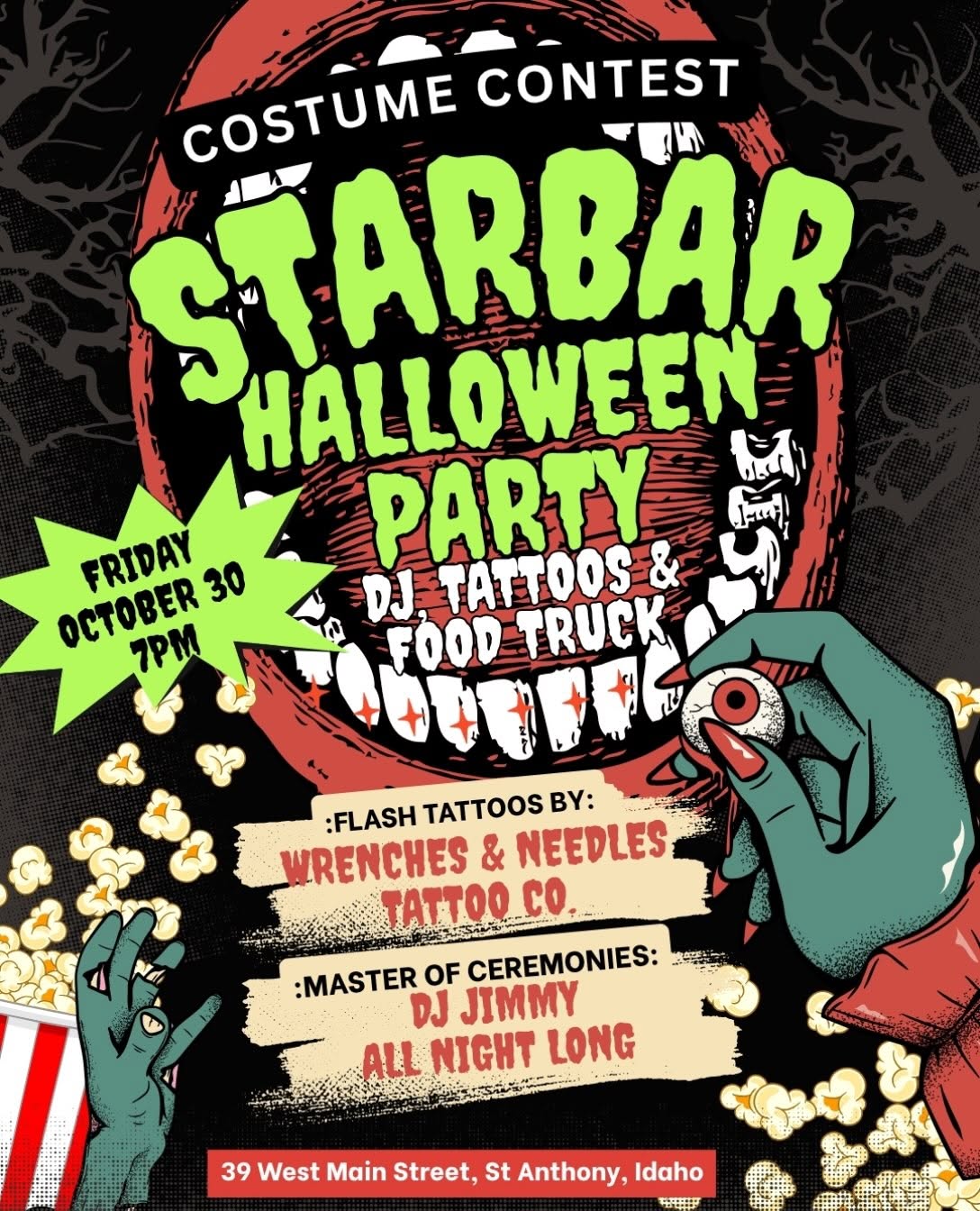 Star Bar Halloween Party | DJ Tattoos & Food Truck