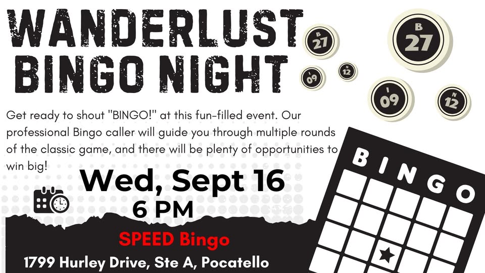 Speed Bingo | Wanderlust