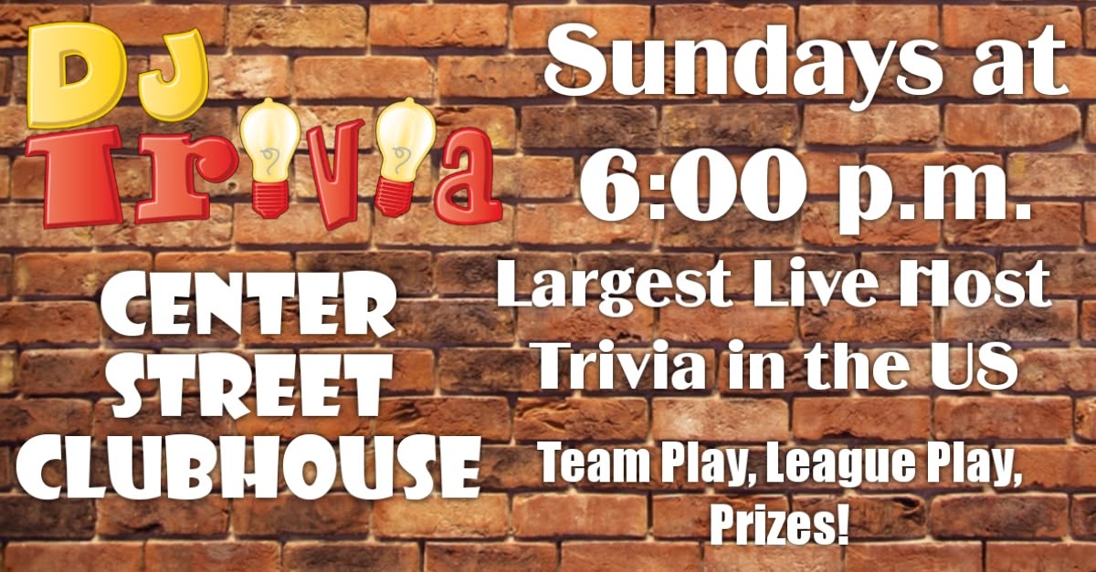 DJ Trivia | Center Street Clubhouse