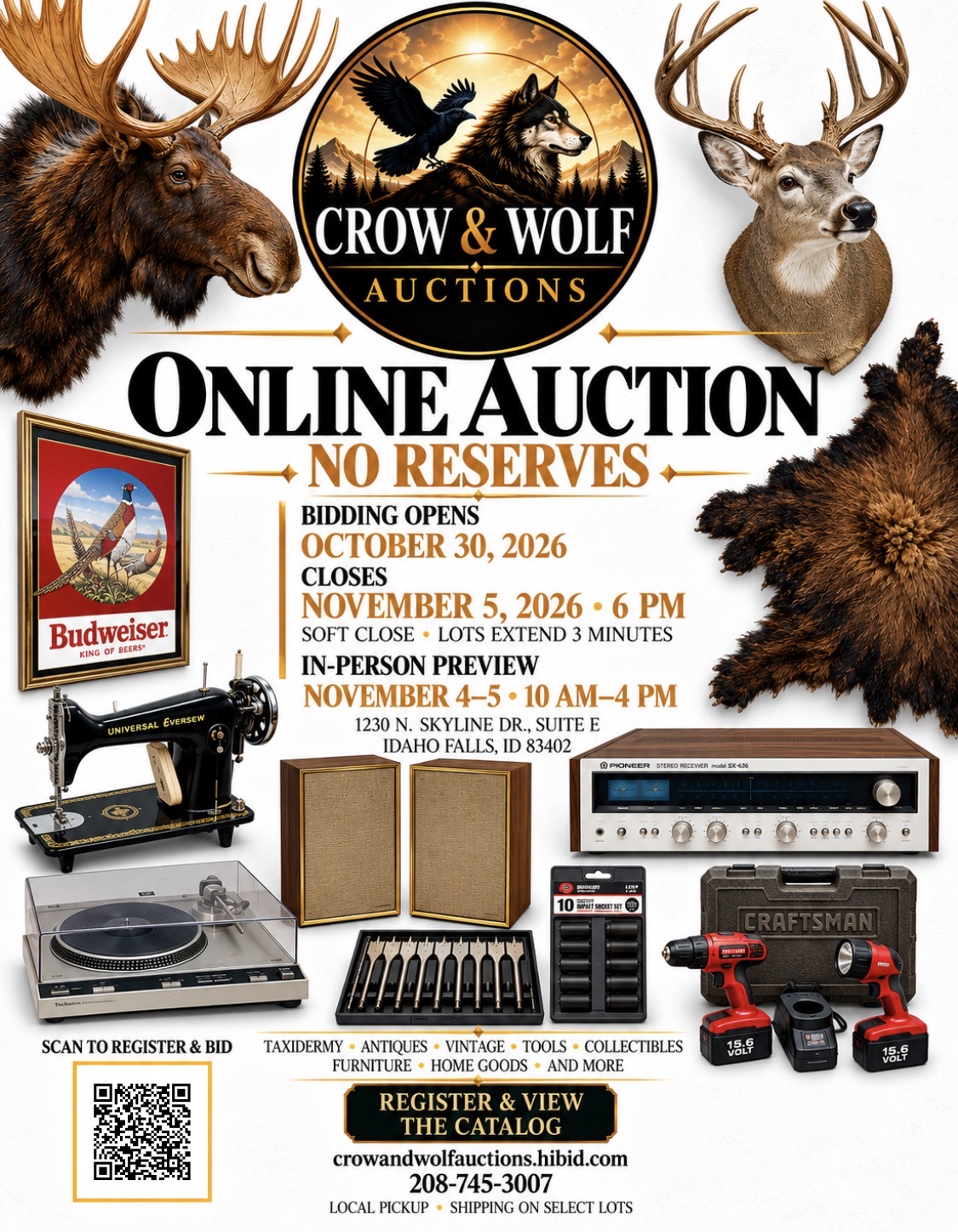 Crow & Wolf Auctions 