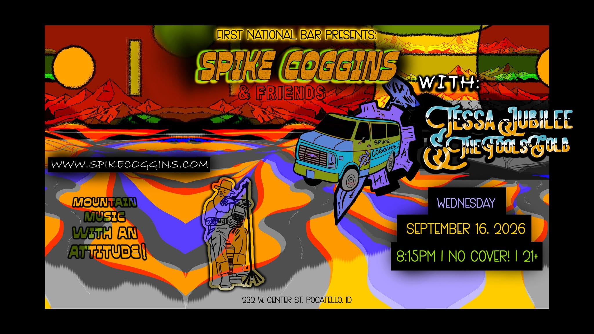 Live Music | Spike Coggins & Friends | Tessa Jubilee & The Fool's Gold