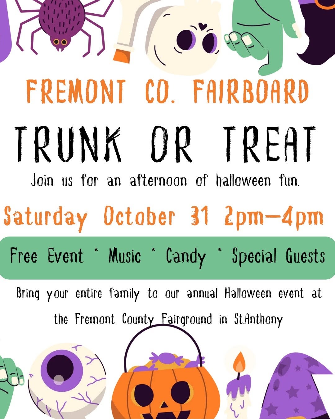 Fremont Co Fairboard Trunk-or-Treat